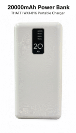 THATTI WXJ-016 20000mAh Power Bank Portable Charger with Built-in Cables,